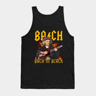 Bach In Black - Johann Sebastian Bach Band Tank Top